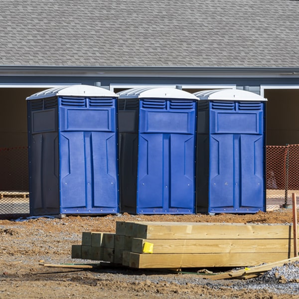 how do you ensure the portable toilets are secure and safe from vandalism during an event in Solomons